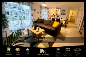 Le Belaven, Neuf, Cosy, Terrasse, jardin, Kerfany Plage, 1 à 6 pers